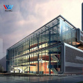 High rise steel frame pefab prefabricated shopping mall steel structure building shopping mall